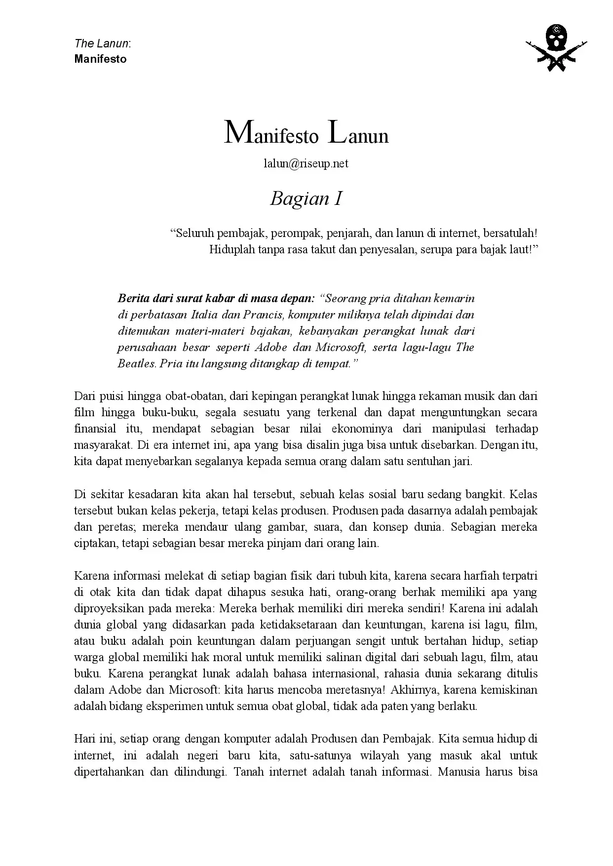Manifesto Lanun