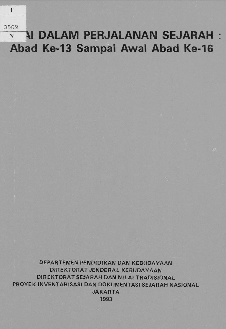 Pasai dalam Perjalanan Sejarah Awal Abad ke 13 Sampai ke 16