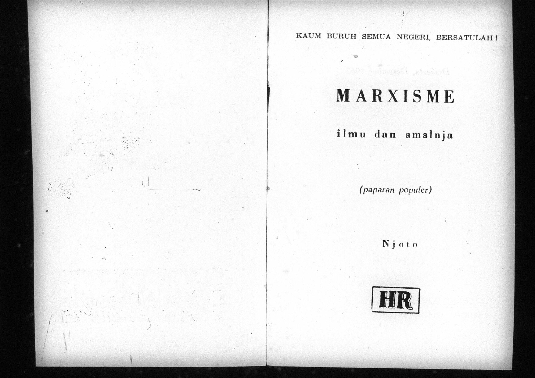 Marxisme Ilmu dan Amalnya