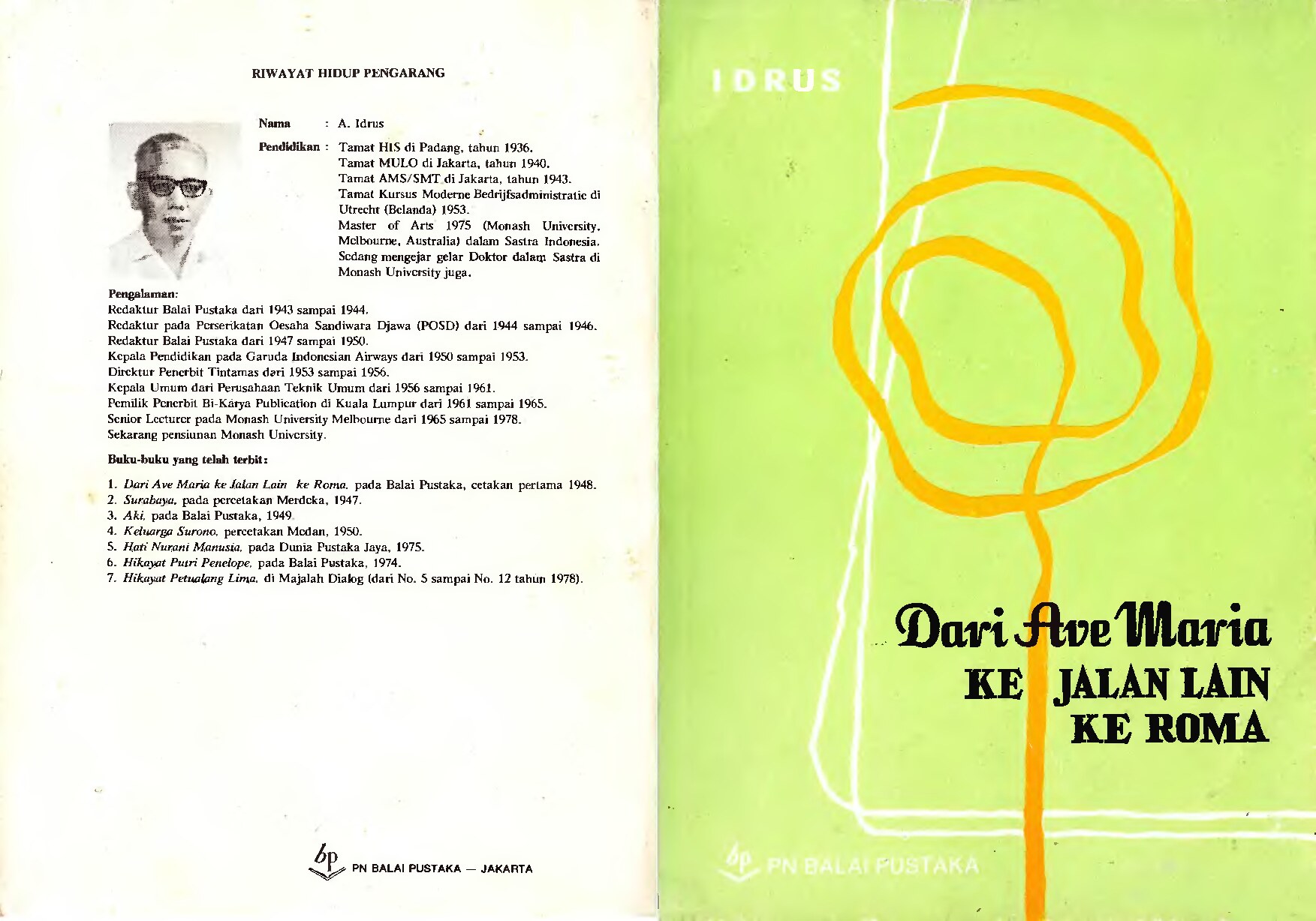 Dari Ave Maria ke Jalan Lain Roma