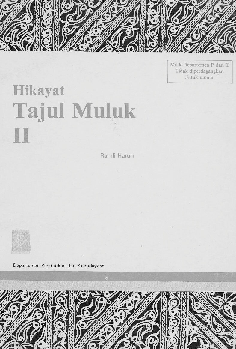 hikayat-tajul-muluk-ii-1982-ramli-harun