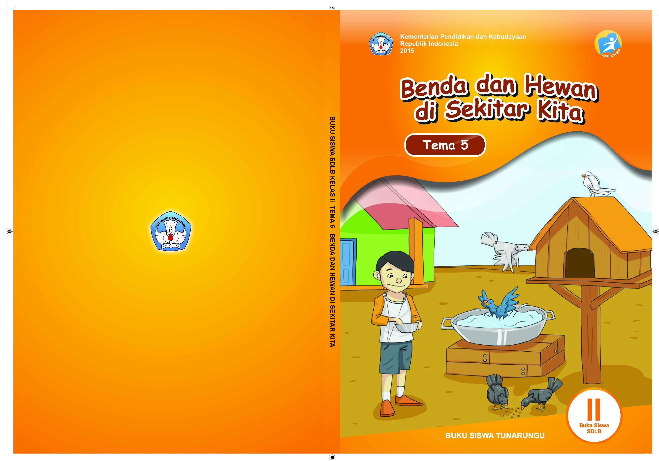 Buku Siswa SDLB kls 2 tema 5 Benda&Hewan Sekitar