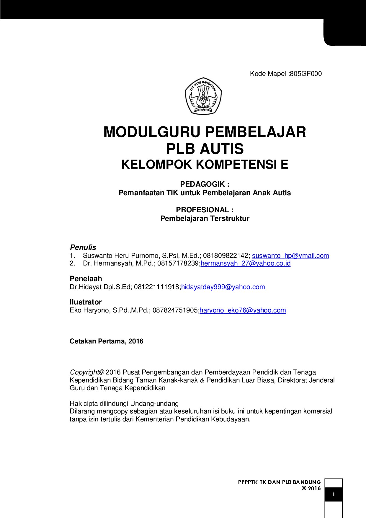 Modul AUTIS E_Suri_2 Mei 2016