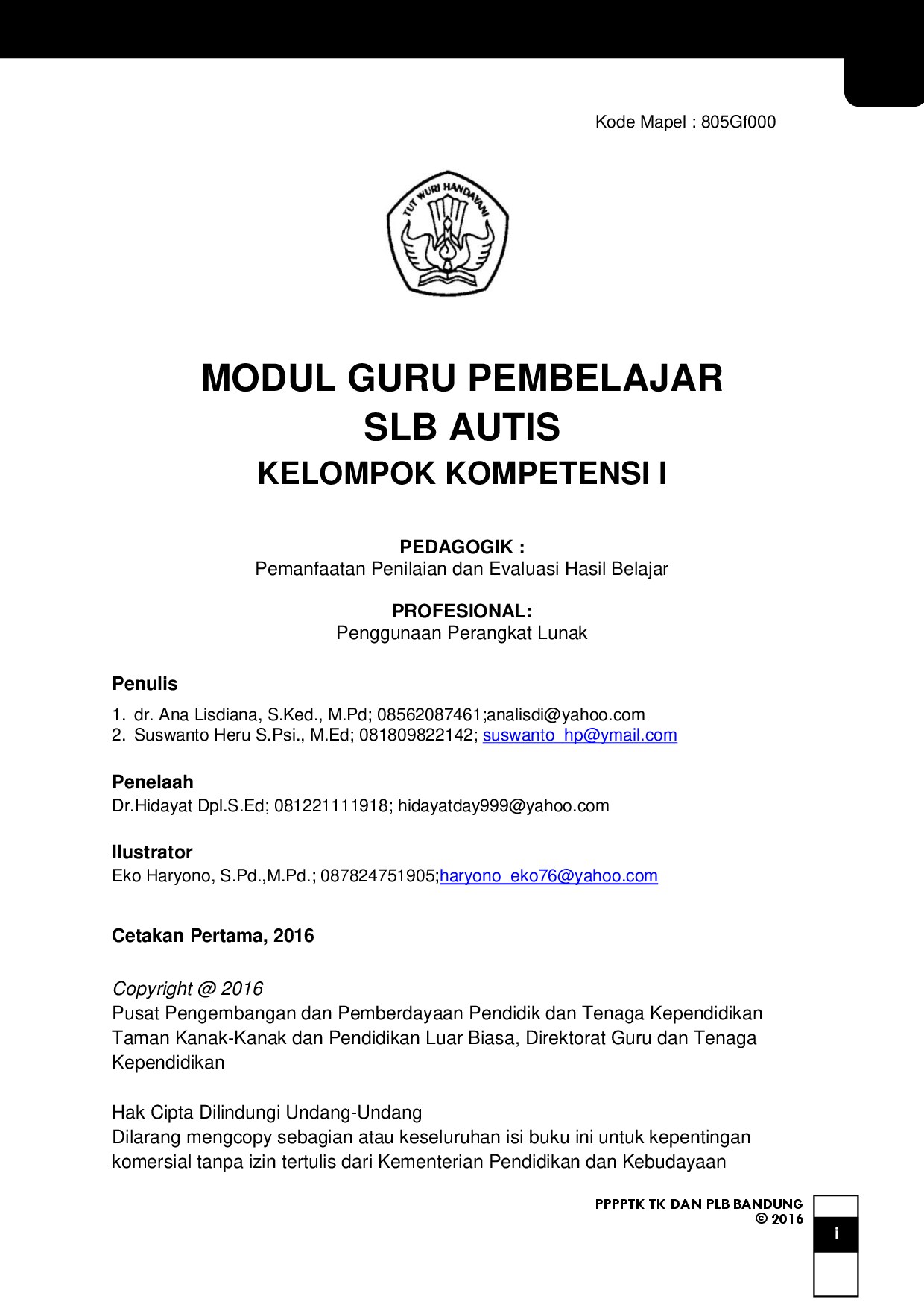 terbaru Modul AUTIS i_Ana_Heru_150 halaman_edit diah rani  23 Mei  2016 terbaru