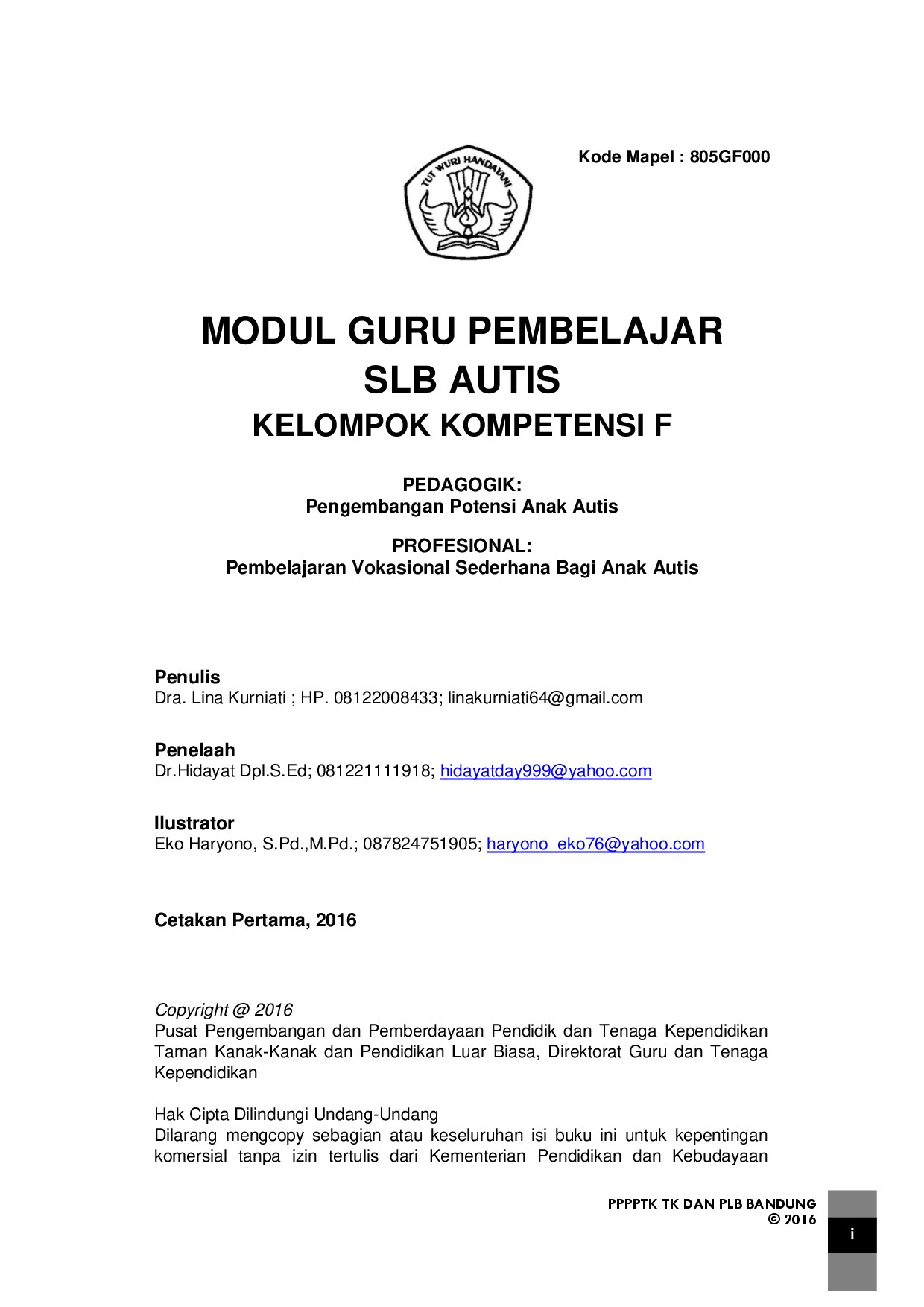 Modul AUTIS F 150 edit jumi acc penulis 1705