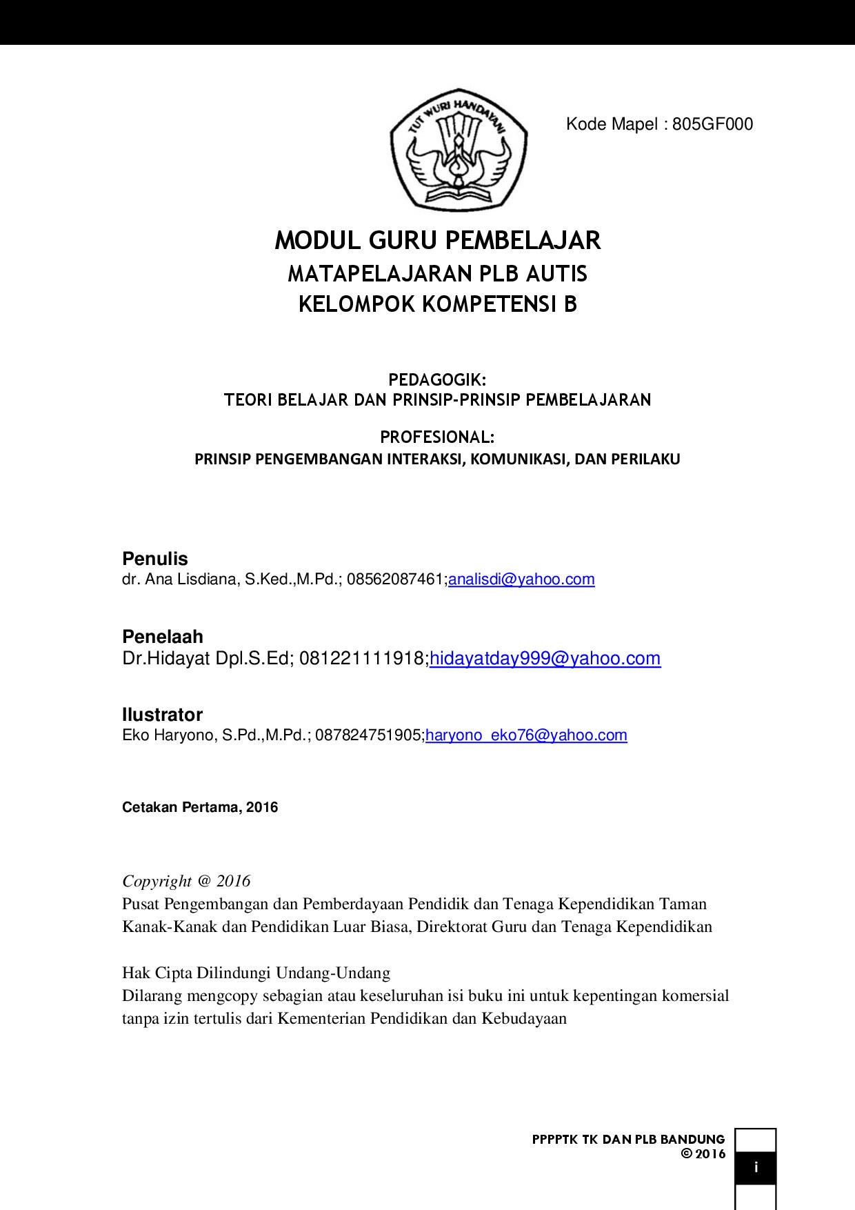 Modul AUTIS B_dr Ana_11 Mei 2016(1)