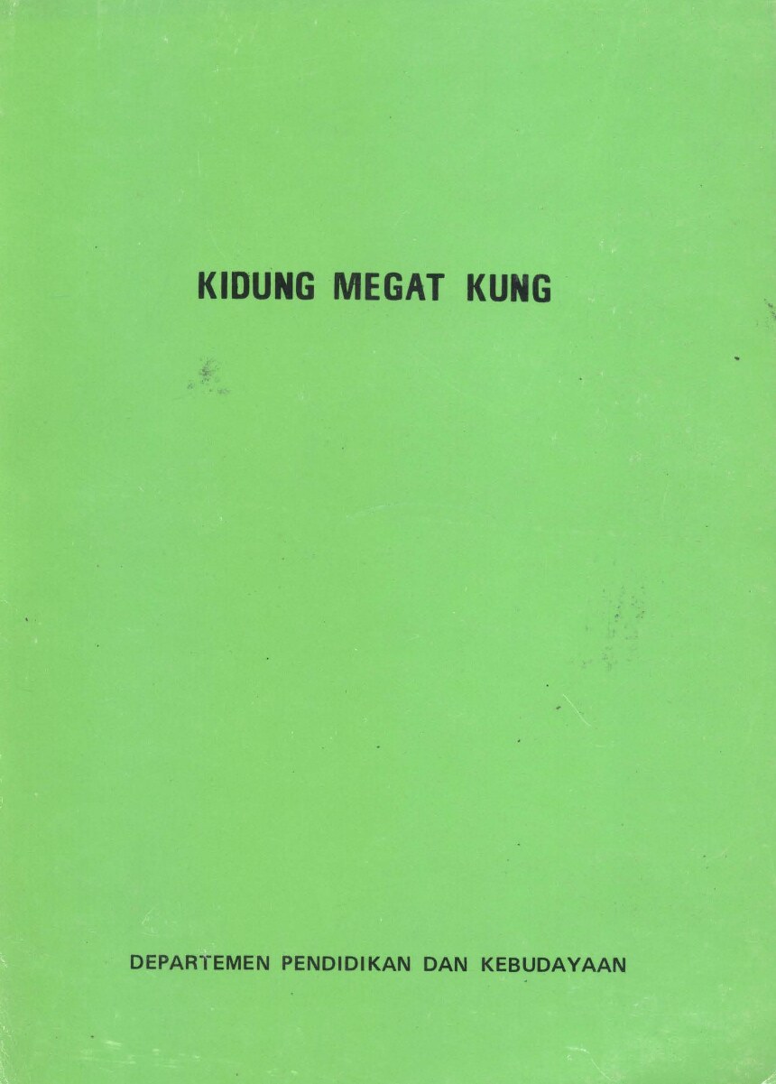 KIDUNG MEGAT KUNG