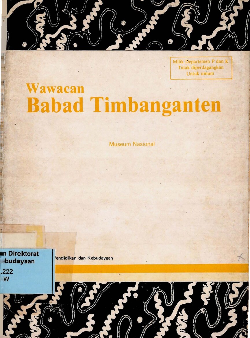 Wawacan Babad Timbanganten