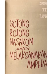 Gotong Rojong Nasakom untuk Melaksanakan Ampera (1963)