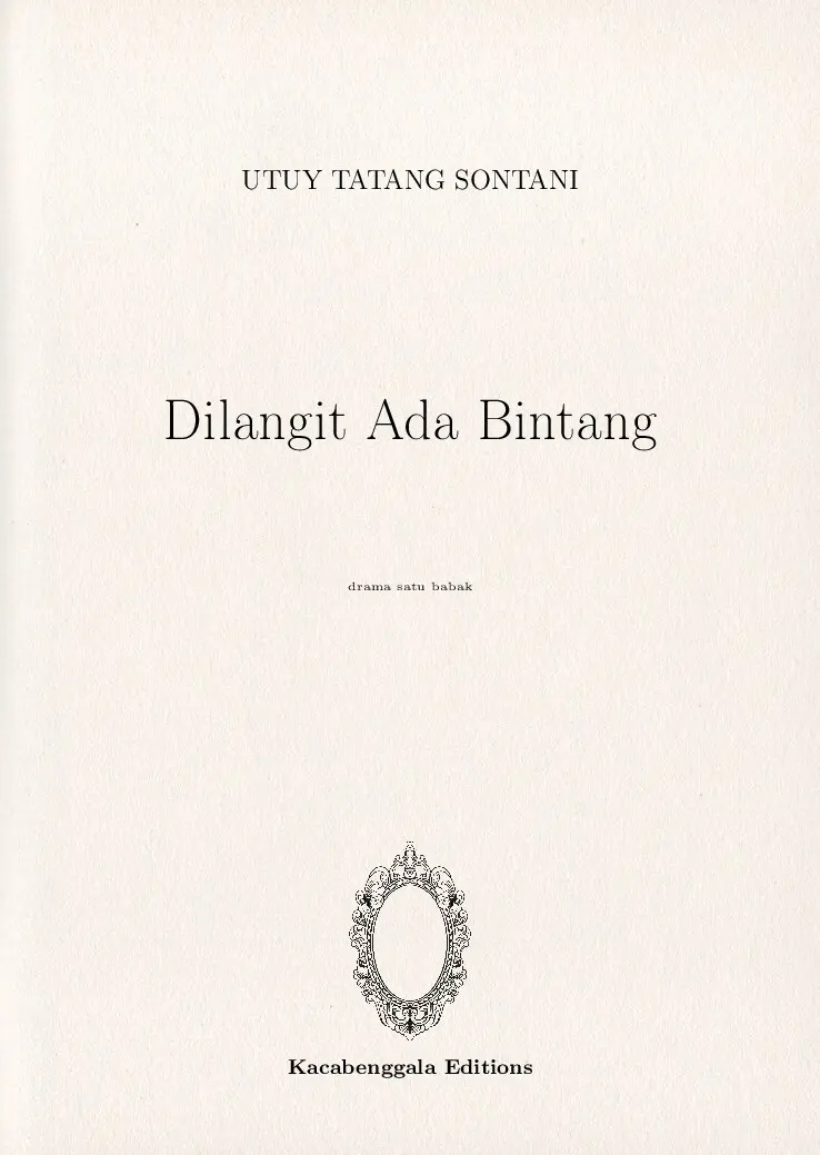 Dilangit Ada Bintang