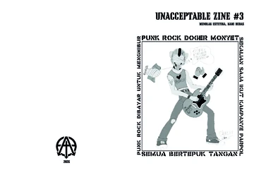 Unacceptable Zine #3: Menolak Estetika, Kami Bebas