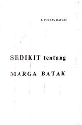Sedikit Tentang Marga Batak