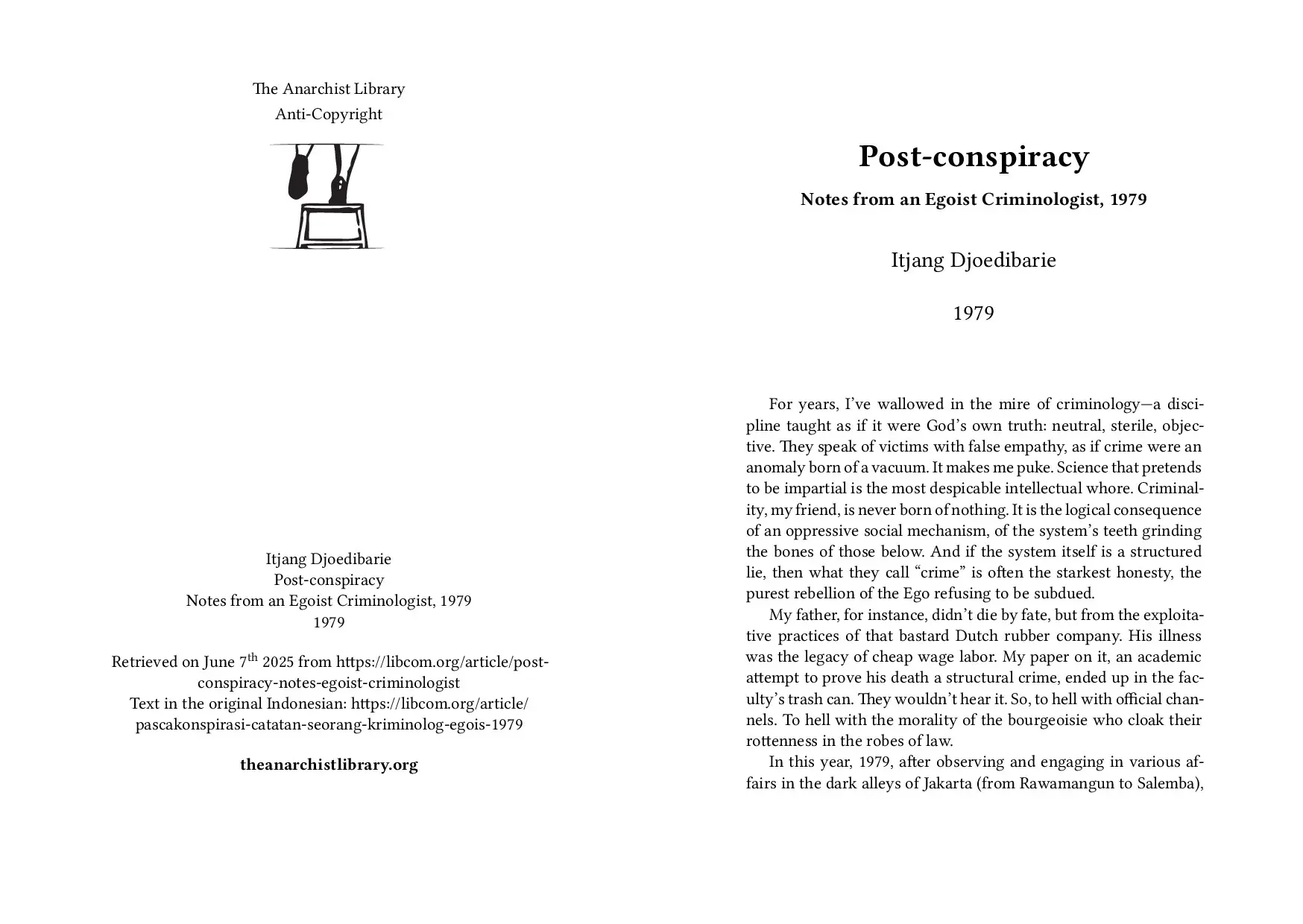 Post-conspiracy