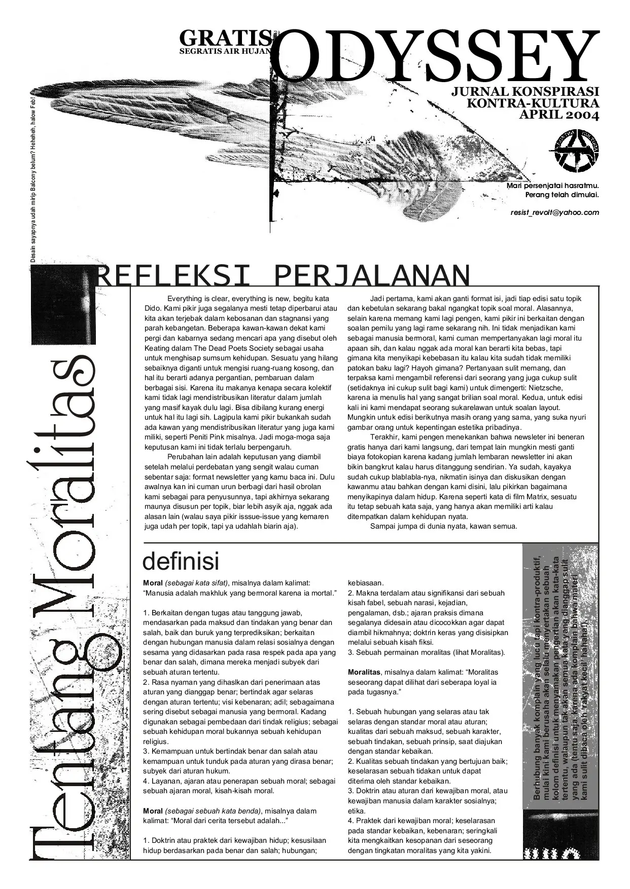 Odyssey Vol. 4: Tentang Moralitas