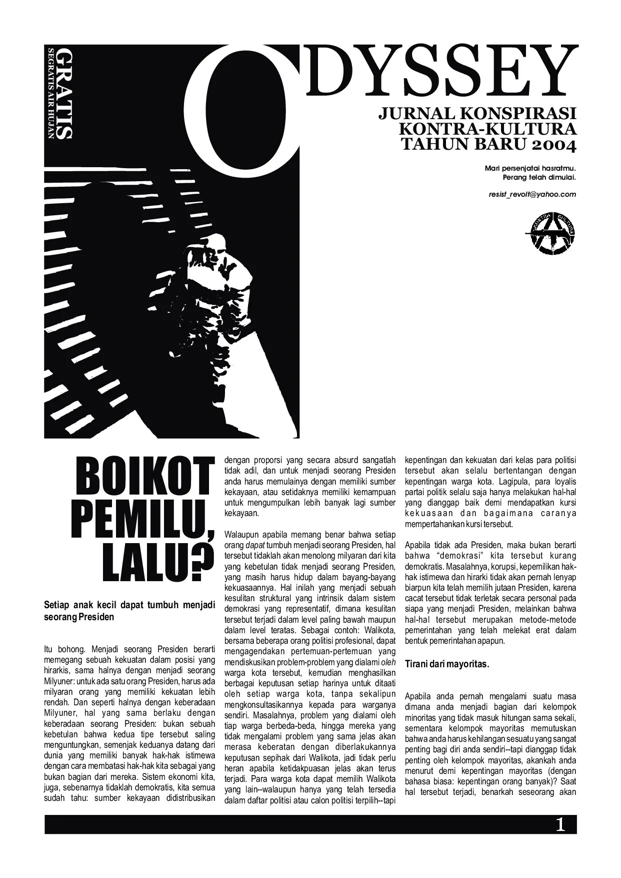 Odyssey Vol. 2: Paska Boikot Pemilu