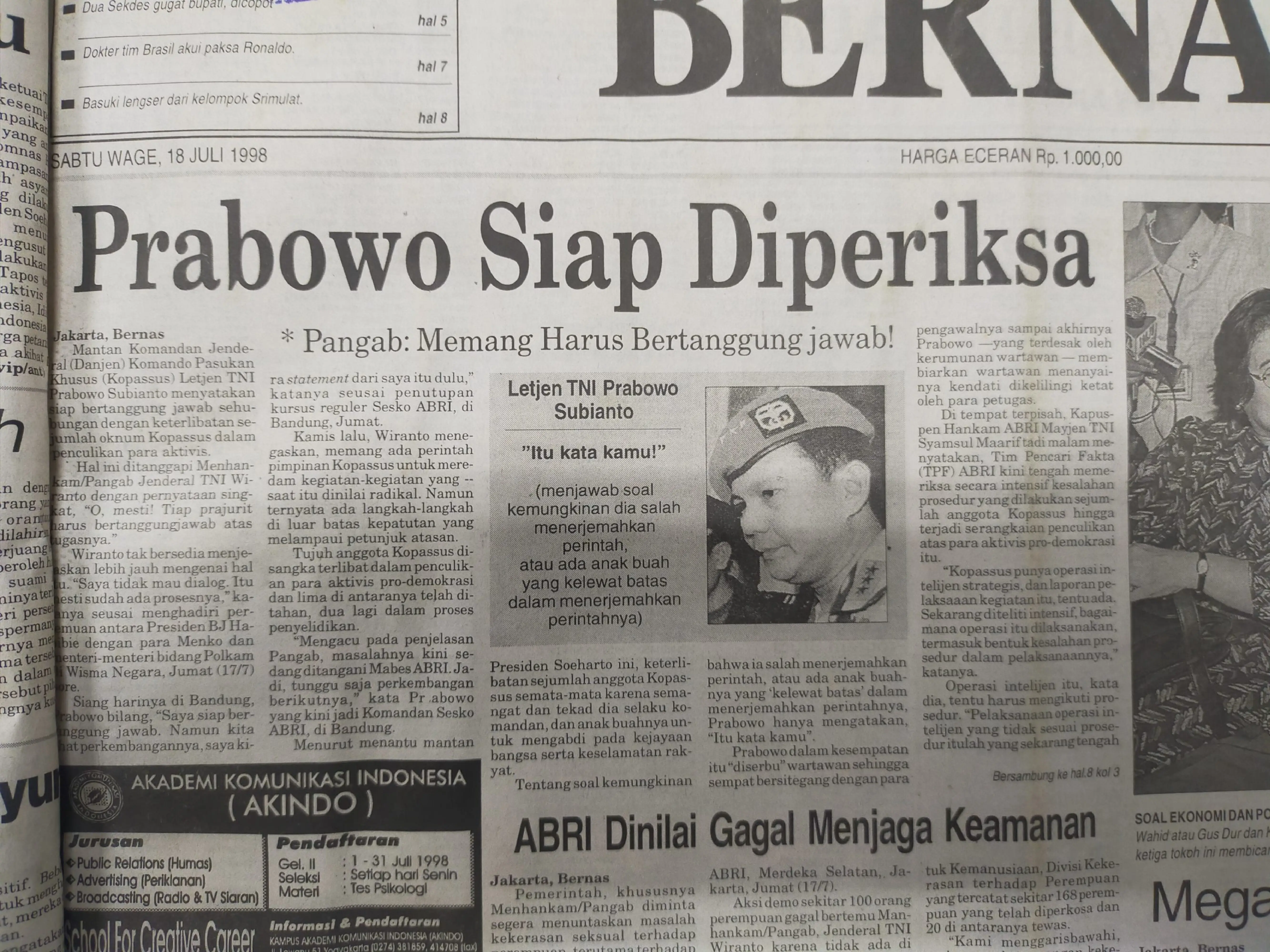 1998-07-18_Militer1_Prabowo-Subianto_Siap-Diperiksa_Bernas_1-8-scaled-e1706685875474 
