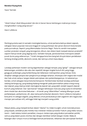 Merebut Ruang Kota