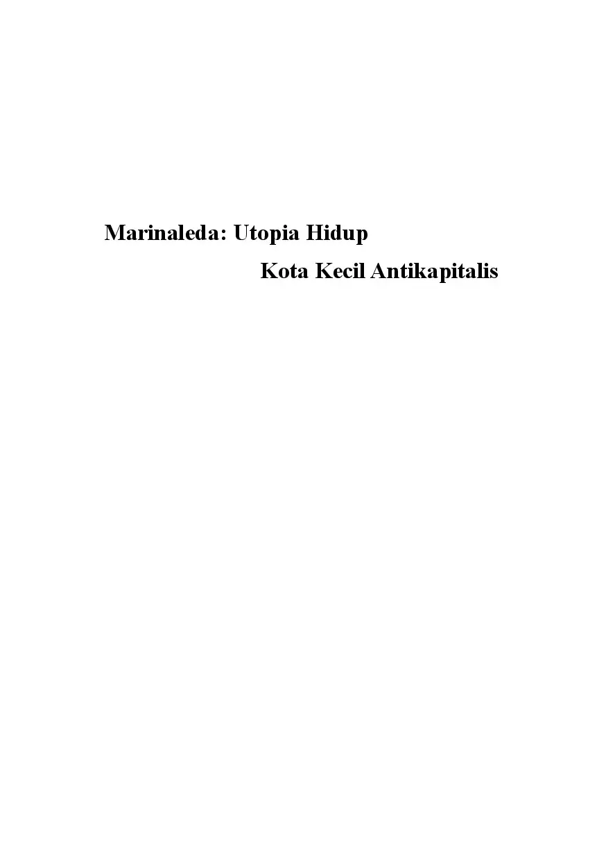 Marinaleda: Utopia Hidup Kota Kecil Antikapitalis