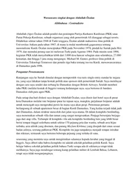Wawancara dengan Abdullah Ocalan