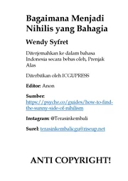 Bagaimana Menjadi Nihilis yang Bahagia