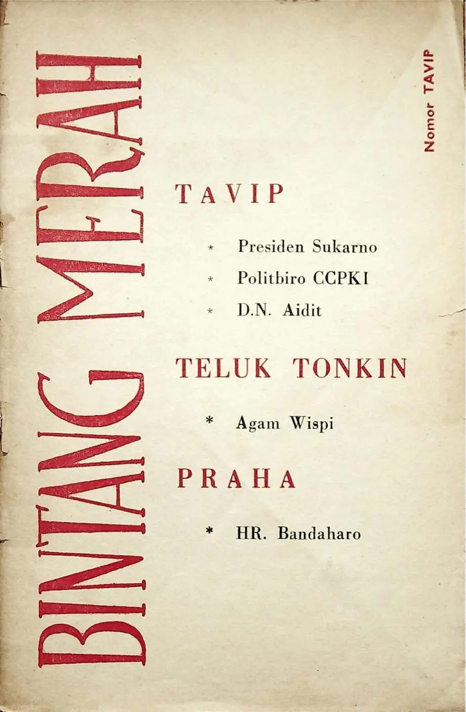 Bintang Merah Edisi TAVIP