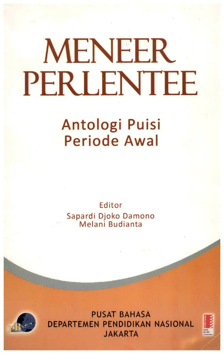 Meneer Perlentee: antologi puisi periode awal