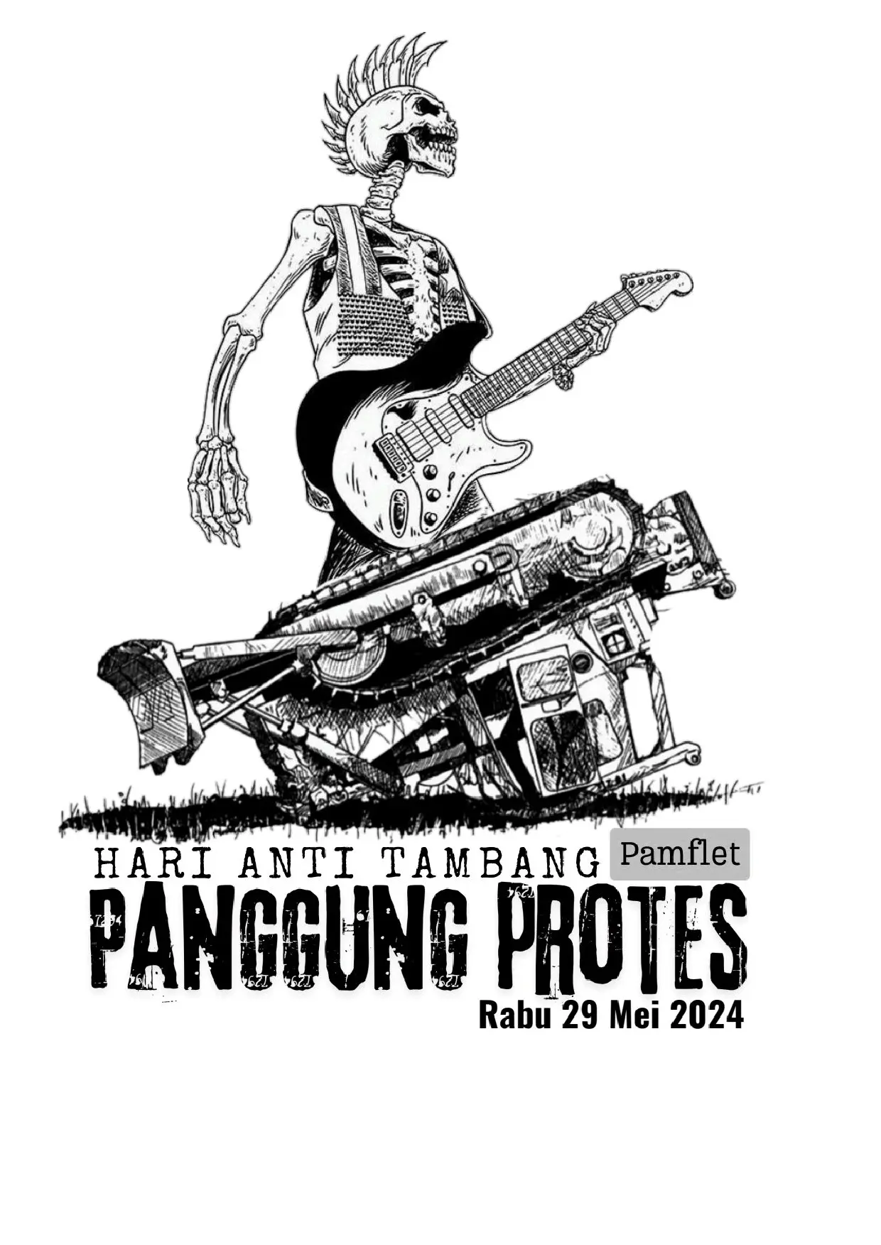 Pamflet Hari Anti Tambang Mei 2024