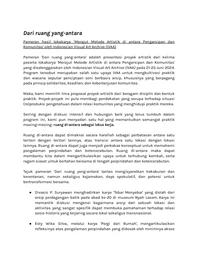 Dari Ruang Yang-Antara: Pameran Hasil Lokakarya "Merajut Metode Artistik di Antara Pengarsipan dan Komunitas"