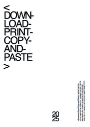 Download, Print, Copy, and Paste Zine