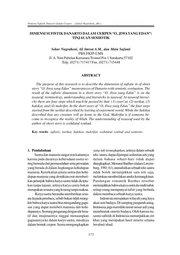 Dimensi sufistik Danarto dalam cerpen “O, jiwa yang edan”: Tinjauan semiotik (Sufism dimension in Danarto's short Story 'O, crazy soul': Semiotic study)