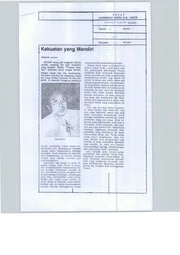 Kekuatan Yang Mandiri (An Independent Strength)