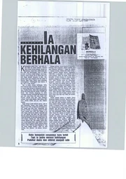Ia Kehilangan Berhala (He has lost Berhala)