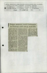 Indonesia is represented by 4 artists for ARX in Australia