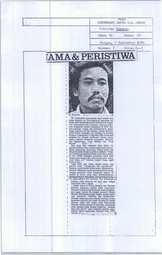Nama dan Peristiwa (Name and Happenings column)