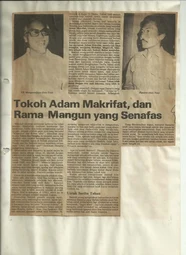 The Figure of Adam Ma'rifat in the same breath with Father Mangun