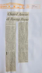Chairil Anwar di Ruang Rupa (Chairil Anwar in Art Space)