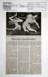 Garis seni tiga kawakan (Lines by three masters)