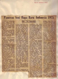 The 1975 New Art of Indonesia Exhibition