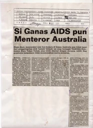 The gruesome of AIDS shown in art in Australia