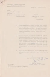 Surat Perihal Pakaian Seragam Taruna