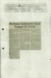 Artists from Indonesia are exhibiting in Perth