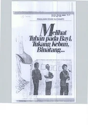 Pengalaman Rohani Haji Danarto: Melihat Tuhan pada Bayi, Tukang Kebun, Binatang ... (Danarto's Spiritual Experiences: Seeing God in a Baby, Gardener, Animals ...)