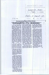 Talking about literature in Desa Banten: "Danarto is Stupid!