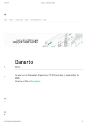 Danarto - Writer