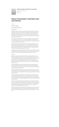 Diskusi "Asmaraloka" Hasil Main-main atau Sufisme (A Discussion on "Asmaraloka" Born out of Playing Around or Sufism)