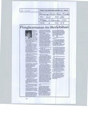 Penghormatan itu Berlebihan (Being Honoured is Overrated)