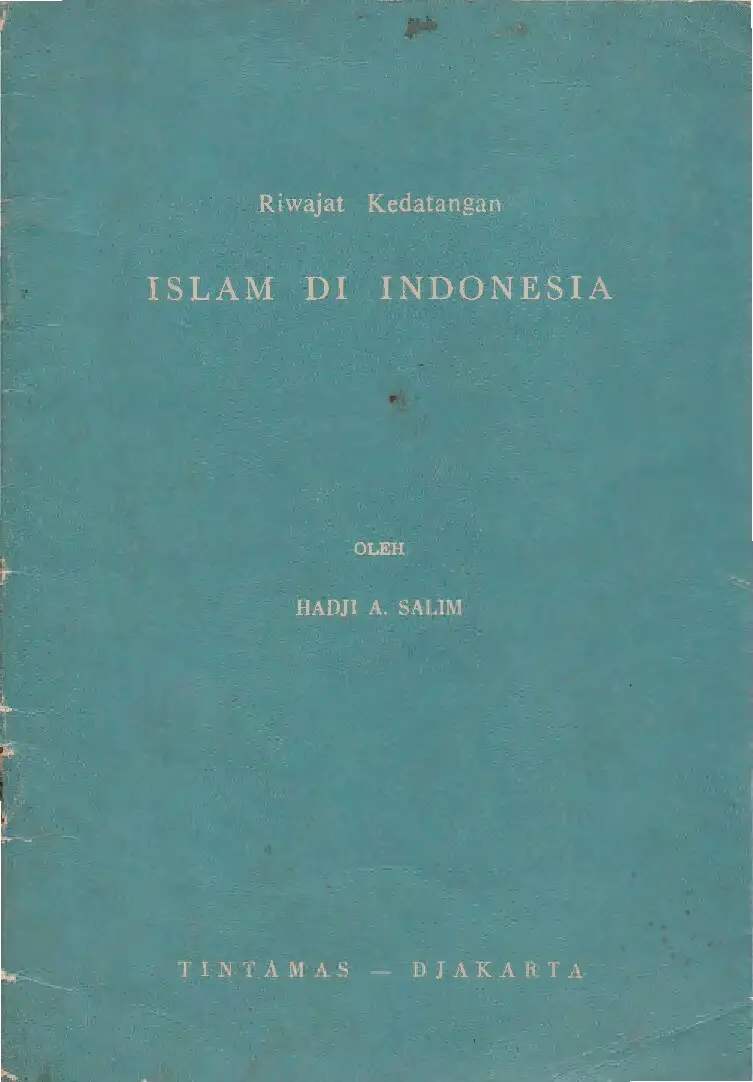 Riwajat Kedatangan Islam di Indonesia