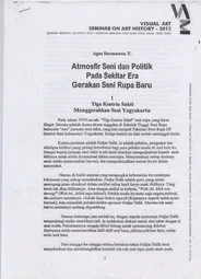20130321 Atmosfer Seni Dan Politik Pada Sekitar Era Gerakan Seni Rupa Baru AGD