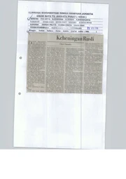 Keheningan Rusli (Rusli's Silence)