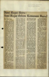 Indonesian New Art – Does It A Visual Art in New Packages?